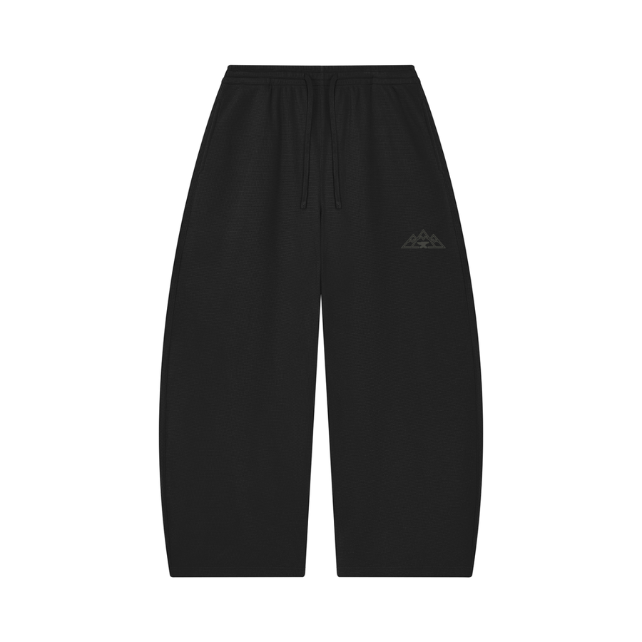 Waffle Barrel Leg Pants